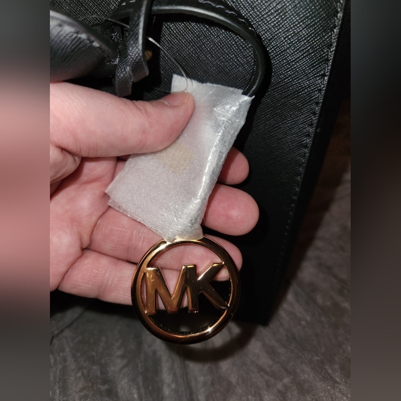 Michael Kors Kellen MD Satchel Bag in Black - Picture 9 of 12